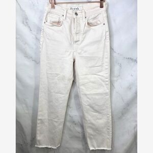 Frank & Eileen Monaghan Mom Jeans 27 High Rise Straight Leg Raw Hem Retro flaw*